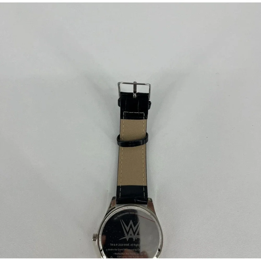 WWE Becky Lynch The Man Watch‎ Men's Size Black Leather Band Game Time New